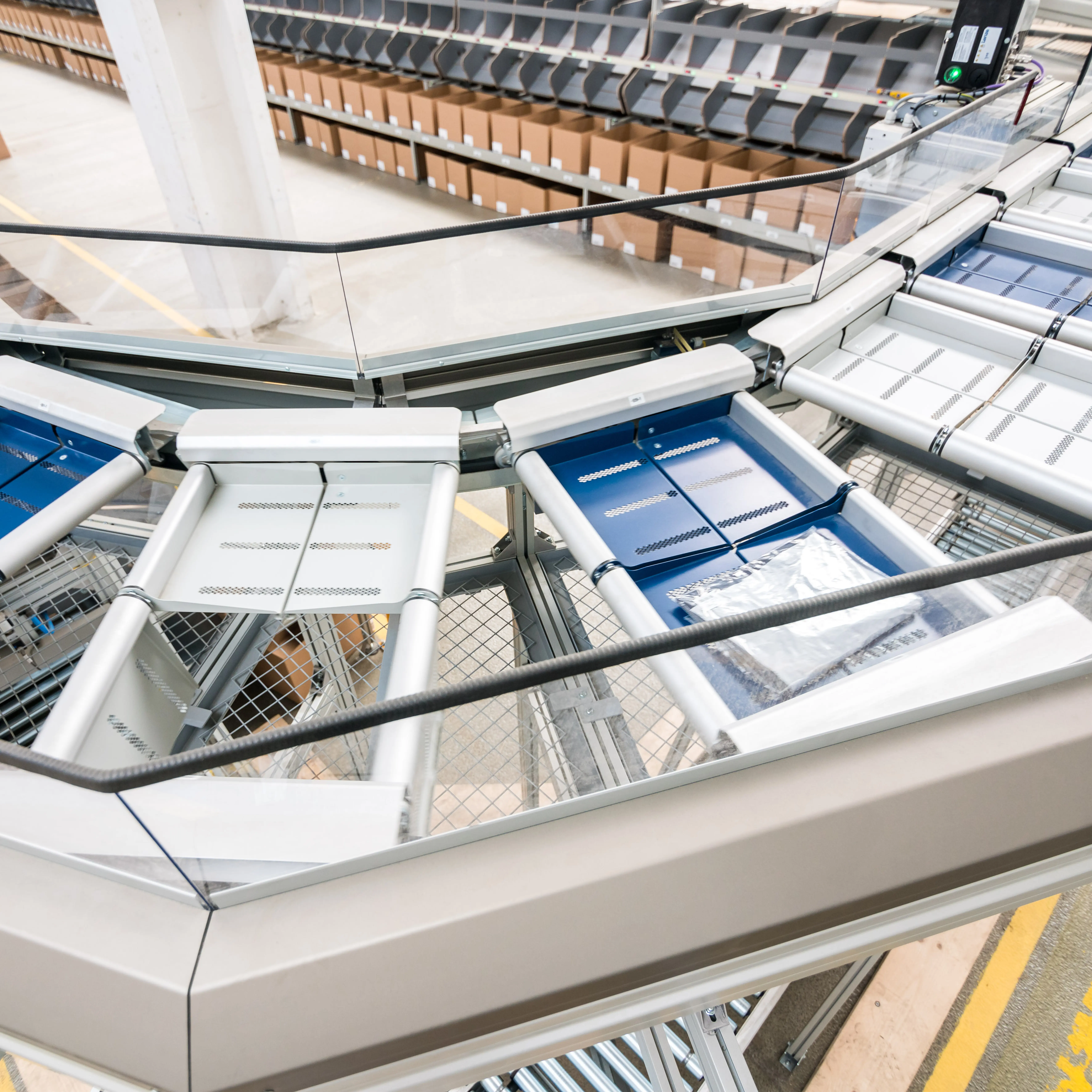 sorteermachine in logistiek proces